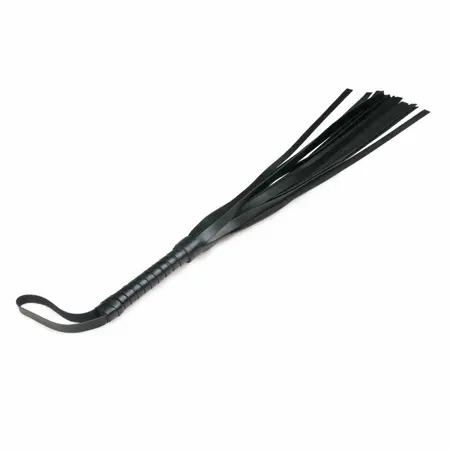 Easytoys Fetish Small Leather Flogger - Compact Leather Impact Tool