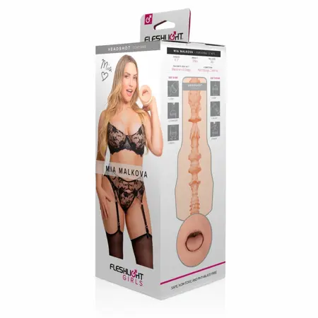 Fleshlight Girls Mia Malkova Headshot Intimate Stimulation Device 24cm