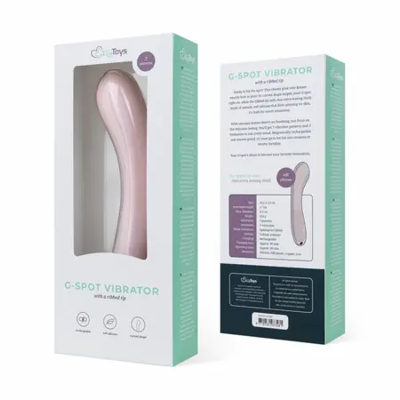 Easytoys Vibe G-Spot Vibrator Pink - Ergonomic Silicone, USB Rechargeable