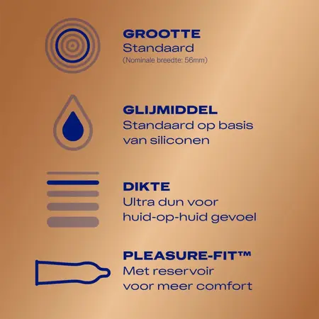Durex Nude Ultra Thin Condoms 20pcs - Natural Sensation, Easy-On Fit