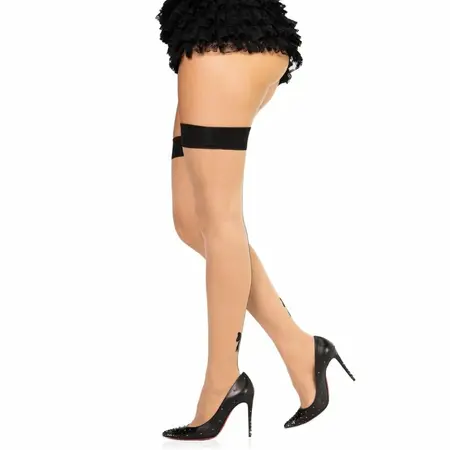 Leg Avenue 1963 Spandex Backseam Stockings Black One Size