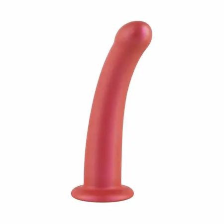 No-Parts Brandon Model with Stable Base Red 17.7 cm Silicone
