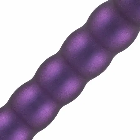 No-Parts Metallic Purple Intimate Silicone Model with Suction Base 17cm