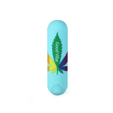 Maia Toys Jessi 420 Mini Bullet Vibrator Teal Blue Rechargeable 10-Mode