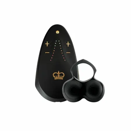 Hot Octopuss JETT TURBO Black - Adjustable Vibrating Silicone Ring