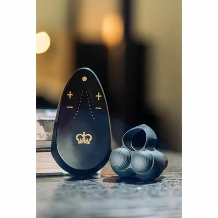 Hot Octopuss JETT TURBO Black - Adjustable Vibrating Silicone Ring