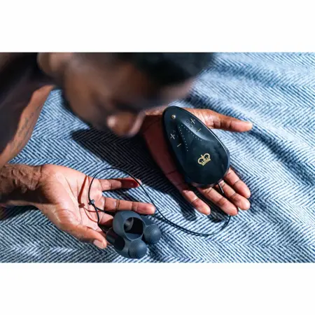 Hot Octopuss JETT TURBO Black - Adjustable Vibrating Silicone Ring