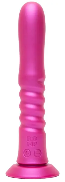ROMP Jiggle Thrusting Silicone Intimate Device with Suction Cup, Purple