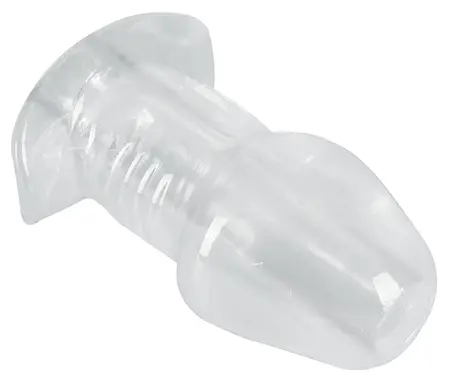 ANOS Tunnel Transparent Intimate Plug 10.2 cm TPE Hollow Design