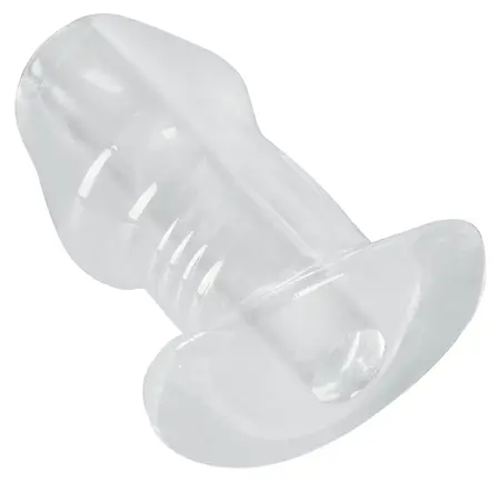 ANOS Tunnel Transparent Intimate Plug 10.2 cm TPE Hollow Design