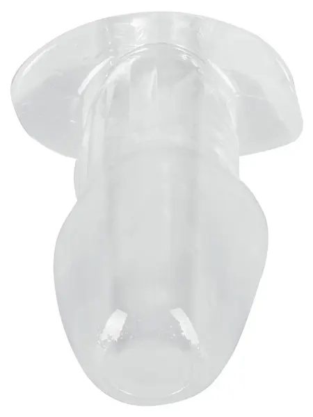 ANOS Tunnel Transparent Intimate Plug 10.2 cm TPE Hollow Design