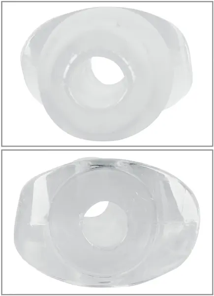 ANOS Tunnel Transparent Intimate Plug 10.2 cm TPE Hollow Design