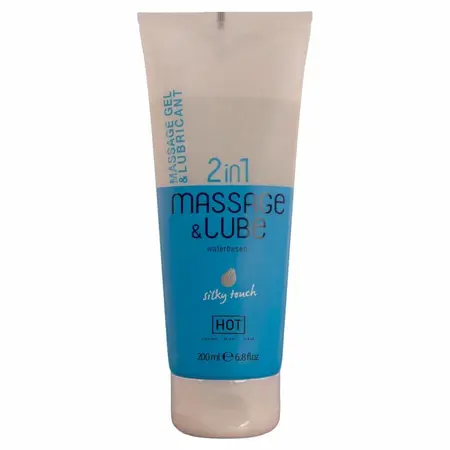HOT Massage & Glide Gel 2in1 Silky Touch 200ml Water-Based Formula