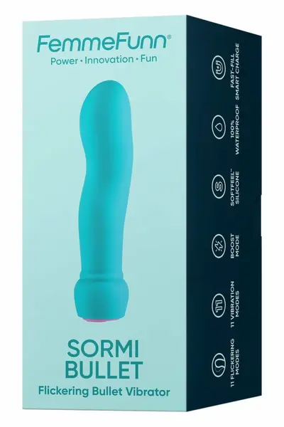 FemmeFunn Sormi Bullet Turquoise - Compact Waterproof Intimate Device