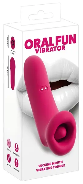 You2Toys Oral Fun Vibrating Suction Device, 14.5 cm, Silicone, USB
