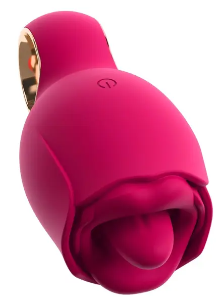 You2Toys Oral Fun Vibrator - 8-Mode Silicone Tongue, Pink, 11.3 cm