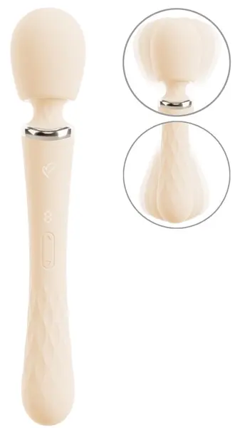 beau coeur Taviro Big Wand Massager - Dual-Ended, Waterproof, 31.7 cm