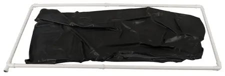 LateX Vacuum System Bed Black 1x2m Natural Rubber with Breathing Openings