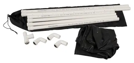 LateX Vacuum System Bed Black 1x2m Natural Rubber with Breathing Openings
