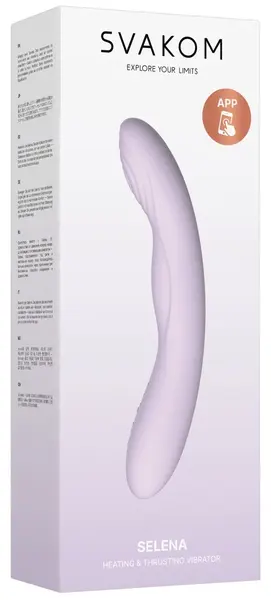 Svakom Selena Intimate Device Pastel Lilac Compact Design