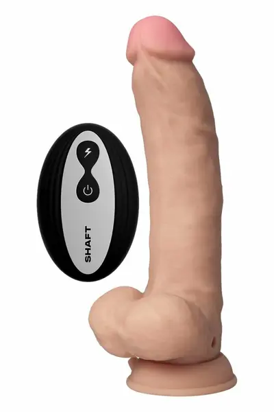 SHAFT Vibrating Model C 9.5 Inch Pine - FlexiSkin™, 8 Modes, Waterproof