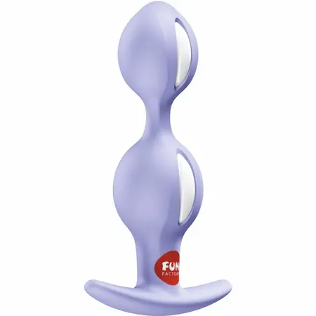 FUN FACTORY B-Balls Duo Purple - Double Weighted Silicone System