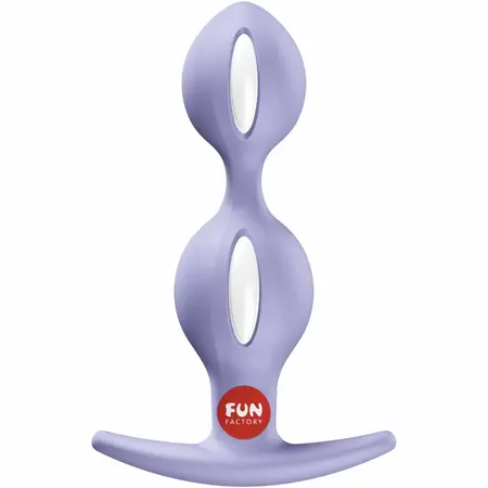FUN FACTORY B-Balls Duo Purple - Double Weighted Silicone System