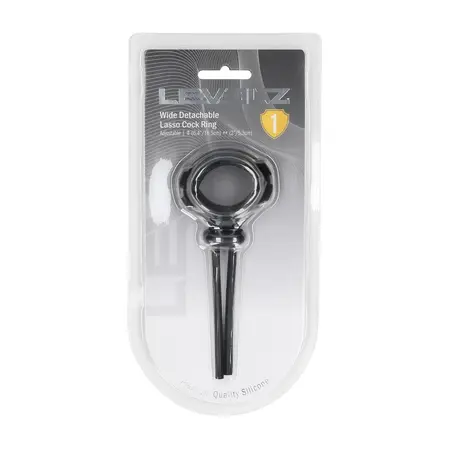 LEVELZ Adjustable Silicone Lasso Ring 5mm Black - Custom Fit System