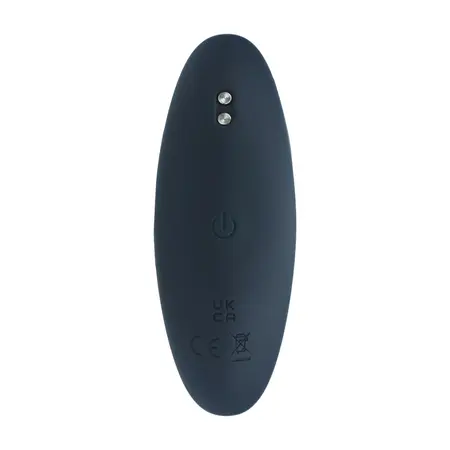 LEVELZ Vibrating Silicone Prostate Massager Medium Black Ergonomic