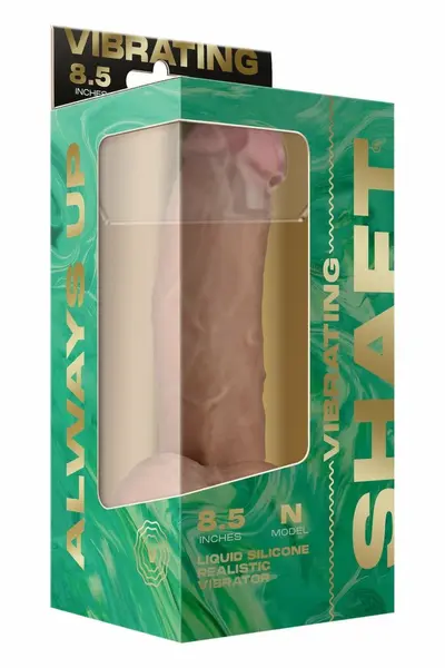 SHAFT Model N 8.5 Inch Vibrating Intimate Device FlexiSkin Pine