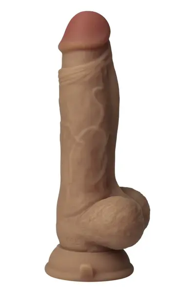 SHAFT Vibrating Model A 7.5 Inch Oak - FlexiSkin™ Silicone, Remote, Waterproof