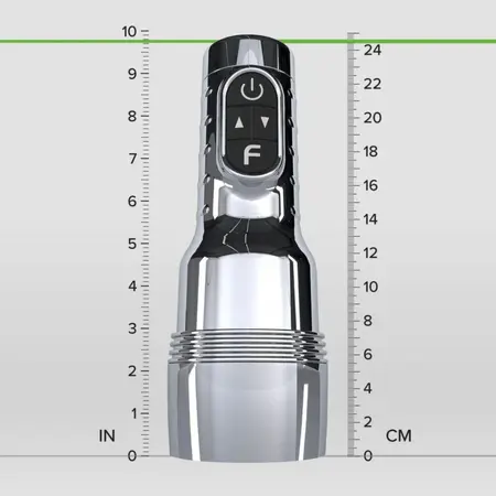 Fleshlight Quiver Vibrating Intimate Machine with Warming System Black