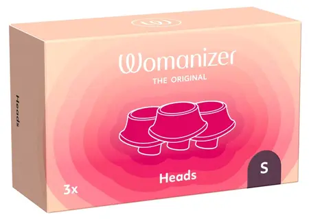 Womanizer Next Replacement Heads S Dark Purple 3-Pack Silicone