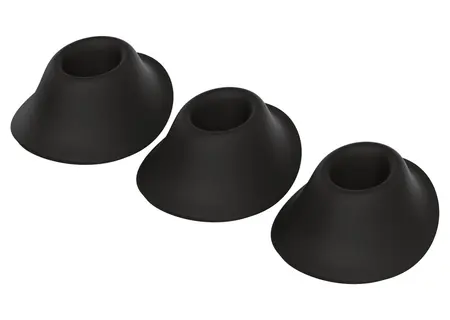 Womanizer Next Interchangeable Silicone Head Black M (3 pcs)