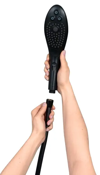 Womanizer Wave Black Intimate Shower Head with Triple Jet System 27.7cm