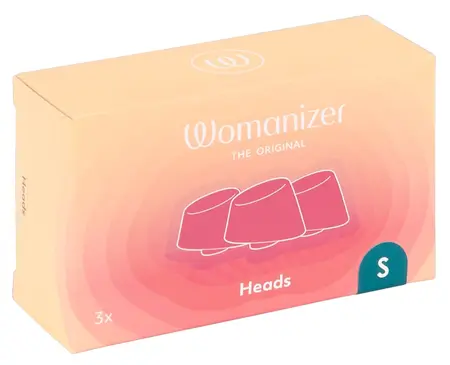 Womanizer W-Heads 3x S Replacement Stimulation Head Set Petrol S