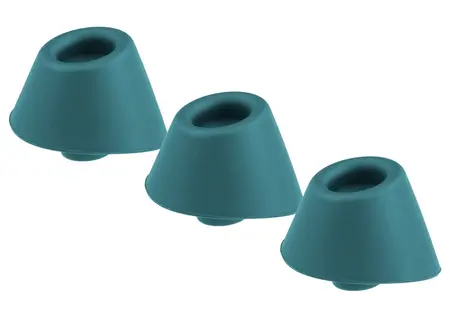 Womanizer W-Heads 3x S Replacement Stimulation Head Set Petrol S