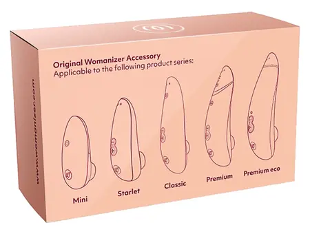 Womanizer 3-Pack Replacement Heads L Bordeaux Silicone Premium 2/Classic 2