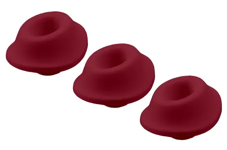 Womanizer 3-Pack Replacement Heads S Bordeaux Silicone Accessories