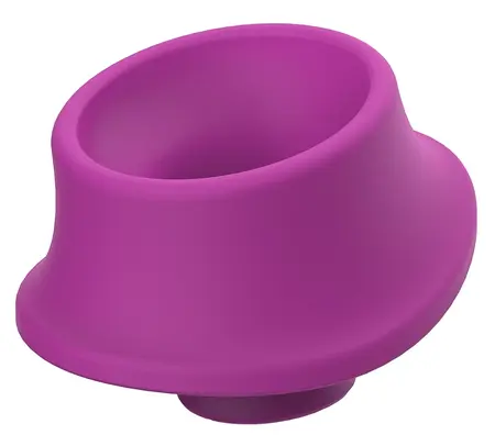 Womanizer Replacement Heads L Purple 3-Pack - Silicone, 23mm Inner Diameter