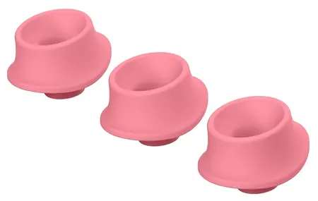 Womanizer Replacement Heads L 3-Pack - Silicone, Large, 23 mm Opening