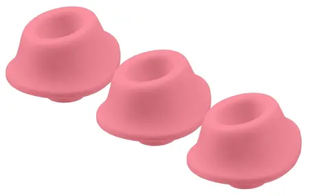 Womanizer Replacement Silicone Heads M 3-Pack Rosa - Accessory for Premium Series