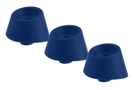 Womanizer Heads Duo Blueberry Size M 3-Pack Silicone Replacements