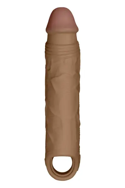 SHAFT Model F Vibrating Sheath Size 1 Oak - FlexiSkin™, 8 Modes, Waterproof