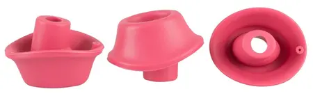 Womanizer Replacement Heads M Raspberry 3-Pack - Silicone, 15 mm