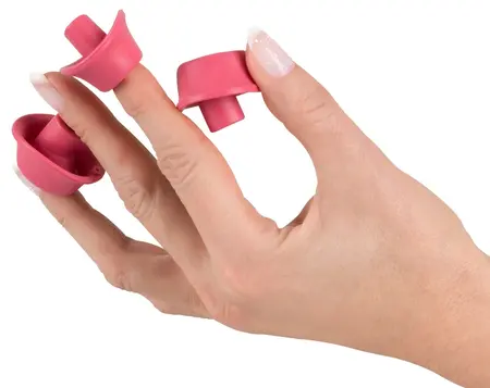 Womanizer Replacement Heads M Raspberry 3-Pack - Silicone, 15 mm