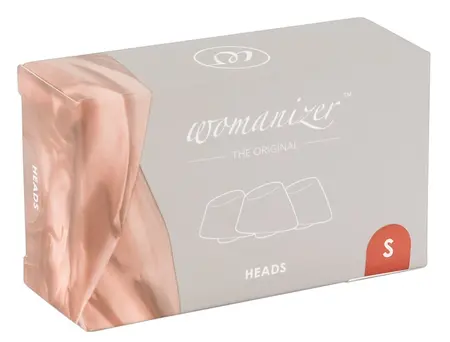 Womanizer Heads Duo Bordeaux S - Replacement Silicone Attachments, 3-Pack