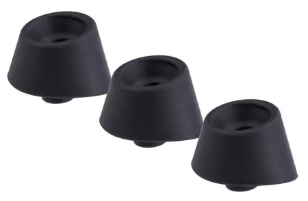 Womanizer Black Silicone Replacement Heads Size S - 3-Pack for DUO Series