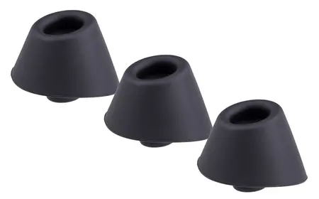 Womanizer W-Heads S Black Replacement Heads 3-Pack for Duo/Duo2/InsideOut