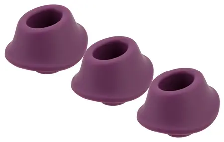 Womanizer Silicone Replacement Heads M Purple 3-Pack Universal Fit